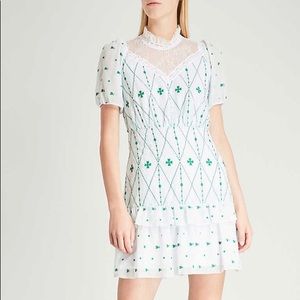 Embroidered Crepe Dress from Sandro